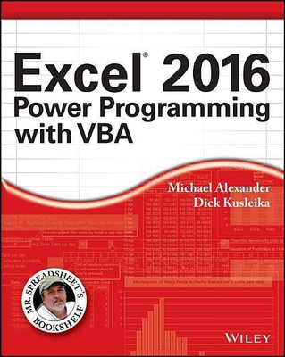 Excel 2016 Power Programming with VBA(English, Paperback, Alexander Michael)