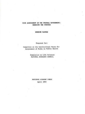 Risk Assessment in the Federal Government(English, Paperback, National Research Council)