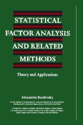 Statistical Factor Analysis and Related Methods(English, Hardcover, Basilevsky Alexander T.)
