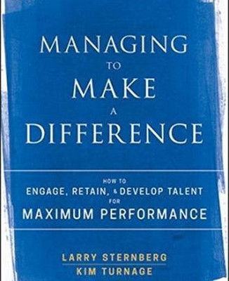 Managing to Make a Difference(English, Hardcover, Sternberg Larry)