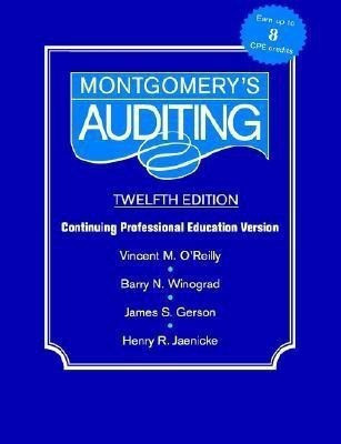 Montgomery Auditing Continuing Professional Education(English, Paperback, O'Reilly Vincent M.)