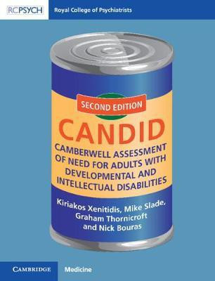 Camberwell Assessment of Need for Adults with Developmental and Intellectual Disabilities(English, Paperback, Xenitidis Kiriakos)