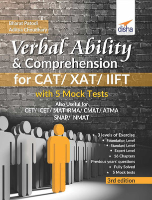 Verbal Ability & Comprehension for CAT/ XAT/ IIFT with 5 Mock Tests 3rd Edition(English, Undefined, Patodi Bharat)