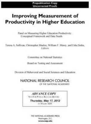 Improving Measurement of Productivity in Higher Education(English, Paperback, National Research Council)