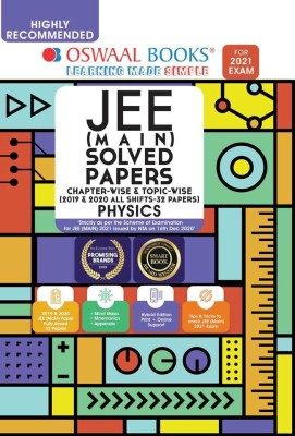 Oswaal JEE Main Solved Papers Chapterwise & Topicwise (2019 & 2020 All shifts 32 Papers) Physics Book (For 2021 Exam)(Paperback, Oswaal Editorial Board)