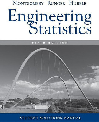 Manual Engineering Statistics, 5e Student Solutions(English, Paperback, Montgomery Douglas C.)
