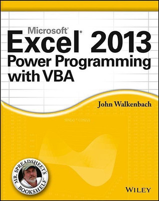 Excel 2013 Power Programming with VBA(English, Paperback, Walkenbach John)