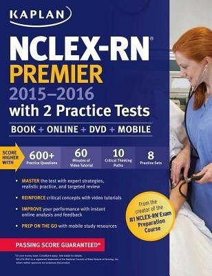 Nclex-RN Premier 2015-2016 with 2 Practice Tests(English, Paperback, Kaplan)