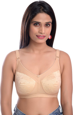 TEENPLUS Women Bralette Non Padded Bra(Gold)