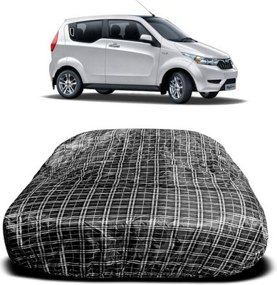 APNEK Car Cover For Mahindra eKUV100 (With Mirror Pockets)(White, Black)