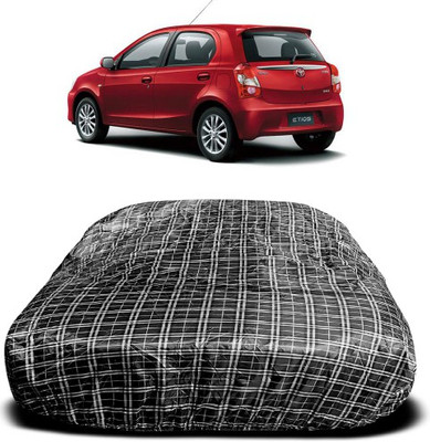 APNEK Car Cover For Toyota Etios (With Mirror Pockets)(Multicolor)