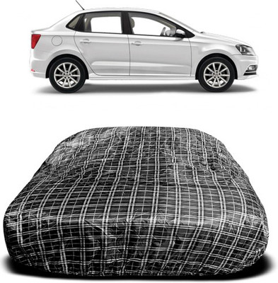 APNEK Car Cover For Volkswagen Ameo (With Mirror Pockets)(Multicolor)