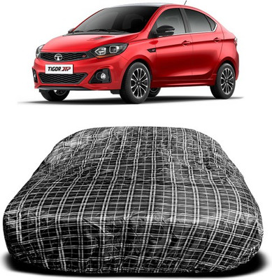 NUMBOR ONE Car Cover For Tata Tigor (With Mirror Pockets)(Multicolor)