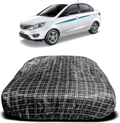 APNEK Car Cover For Tata Zest (With Mirror Pockets)(Multicolor)
