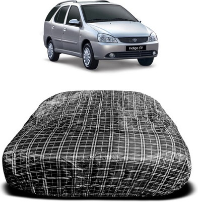 NUMBOR ONE Car Cover For Tata Indigo CS (With Mirror Pockets)(Multicolor)