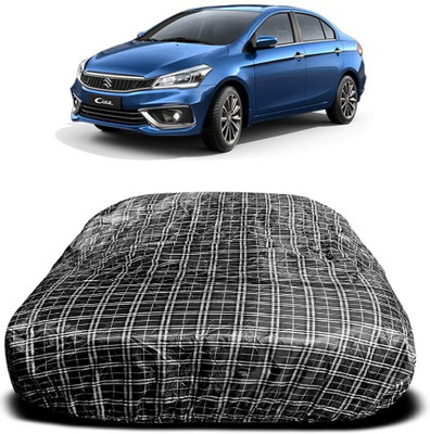 NUMBOR ONE Car Cover For Maruti Suzuki Ciaz (With Mirror Pockets)(Multicolor)