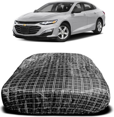 APNEK Car Cover For Chevrolet Cruze (With Mirror Pockets)(White, Black)