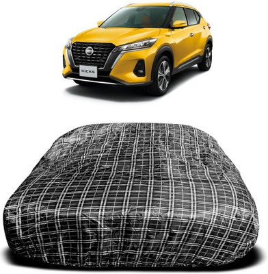 APNEK Car Cover For Nissan Kicks (With Mirror Pockets)(Multicolor)