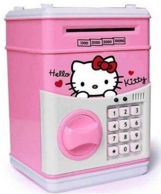Toyvala Money Safe Kids Code Lock ATM Electronic Piggy Savings Bank-101 Coin Bank(Multicolor)