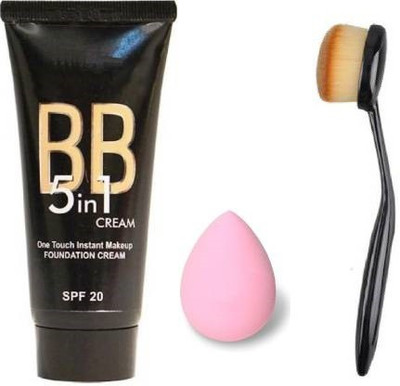 GFSU 5 iN 1 FOUNDATION BRUSH & MATTE FINISH FOUNDATION With blender(3 Items in the set)