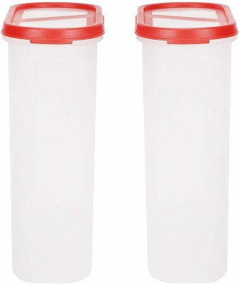 Cutting EDGE Plastic Utility Container  - 2400 ml(Pack of 2, Red)