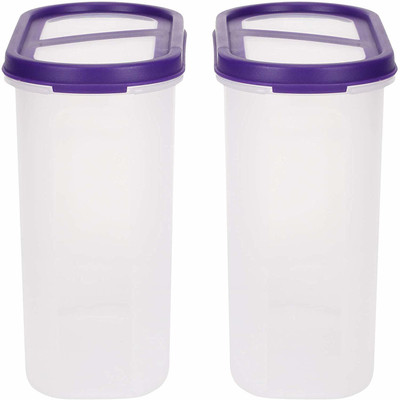 Cutting EDGE Plastic Utility Container  - 1800 ml(Pack of 2, Purple)