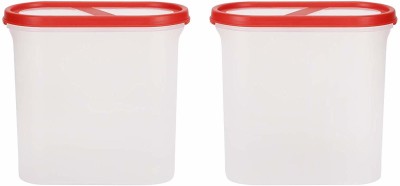 Cutting EDGE Plastic Utility Container  - 1800 ml(Pack of 2, Red)