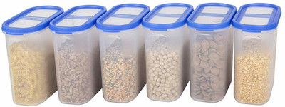 Cutting EDGE Plastic Utility Container  - 1800 ml(Pack of 6, Blue)