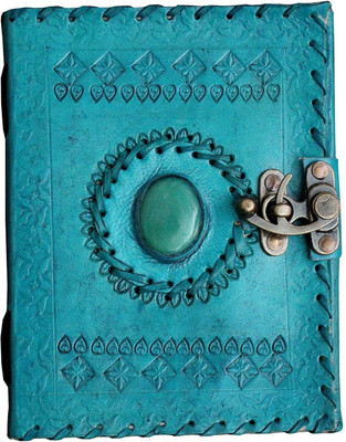 RSN Handmade A6 Note Book unruled 100 Pages(Blue)