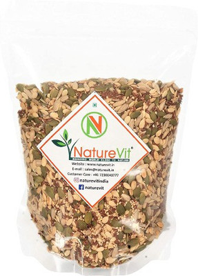 Nature Vit 5 in 1 Raw Seeds Mix 400 gm Mixed Seeds(400 g)