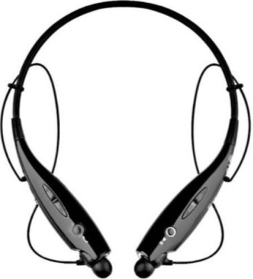 ROAR UIJ_462T HBS 730 Neck Band Wireless Bluetooth Headset Bluetooth Headset(Black, In the Ear)