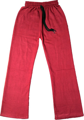 IndiWeaves Track Pant For Girls(Maroon, Pack of 1)
