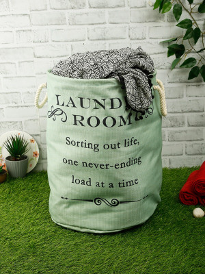 ROMEE 50 L Green Laundry Bag(Polyester)