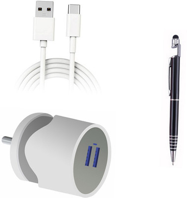 DAKRON Wall Charger Accessory Combo for OPPO F17(Multicolor)