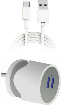 DAKRON Wall Charger Accessory Combo for Realme 6i(White)