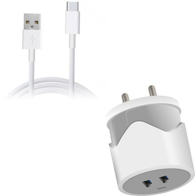 DAKRON Wall Charger Accessory Combo for Realme Narzo 20 Pro(White)