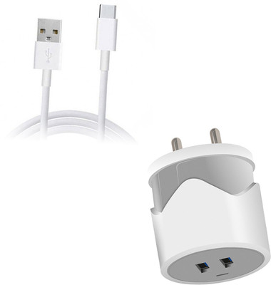 DAKRON Wall Charger Accessory Combo for LG Velvet(White)