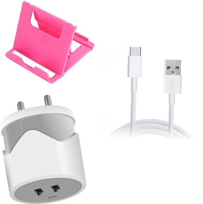 DAKRON Wall Charger Accessory Combo for LG Velvet(Multicolor)