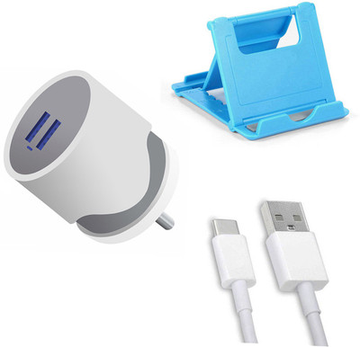 DAKRON Wall Charger Accessory Combo for Huawei P40 Pro+(White)