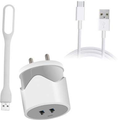 DAKRON Wall Charger Accessory Combo for LG Velvet(White)