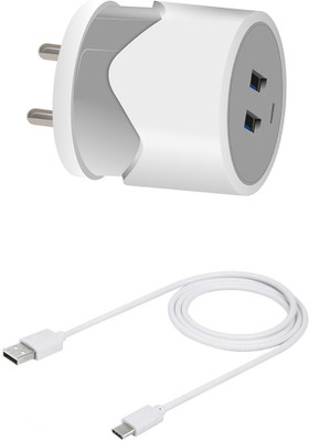DAKRON Wall Charger Accessory Combo for Samsung Galaxy A51(White)
