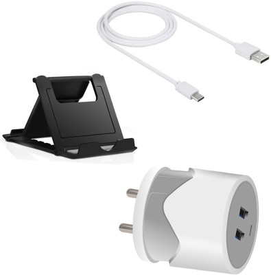 DAKRON Wall Charger Accessory Combo for LG Velvet 5G UW(White)