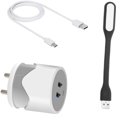 DAKRON Wall Charger Accessory Combo for LG Velvet 5G UW(Multicolor)