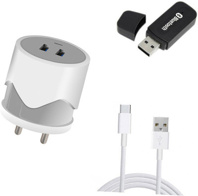 DAKRON Wall Charger Accessory Combo for Doogee S88 Pro(White)