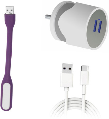DAKRON Wall Charger Accessory Combo for Huawei P40 Pro(White)