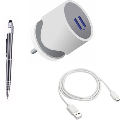 DAKRON Wall Charger Accessory Combo for Google Pixel 4A(White)