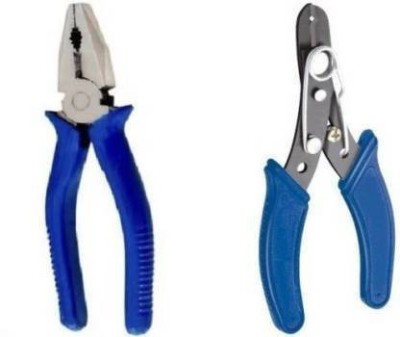 DHATRI TOOLS pliers wire cutter765 Lineman Plier (Length : 8 inch) Combination Snap Ring Plier(Length : 8 inch)