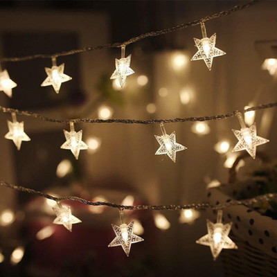 Party Propz 20 LEDs 14.99 m White Steady Star Rice Lights(Pack of 1)