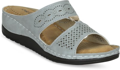 Get Glamr Women Wedges(Grey , 8)