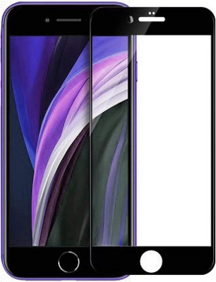 DSCASE Edge To Edge Tempered Glass for Apple iPhone SE(Pack of 1)